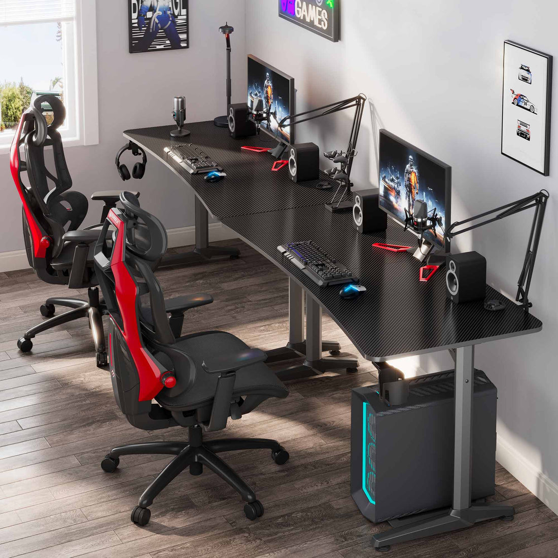 RGB Lighting Ideas for Multi-Monitor Desk Setups