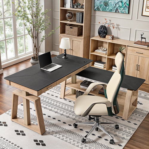 L-Shaped vs. Straight Desk: A Size & Space Guide
