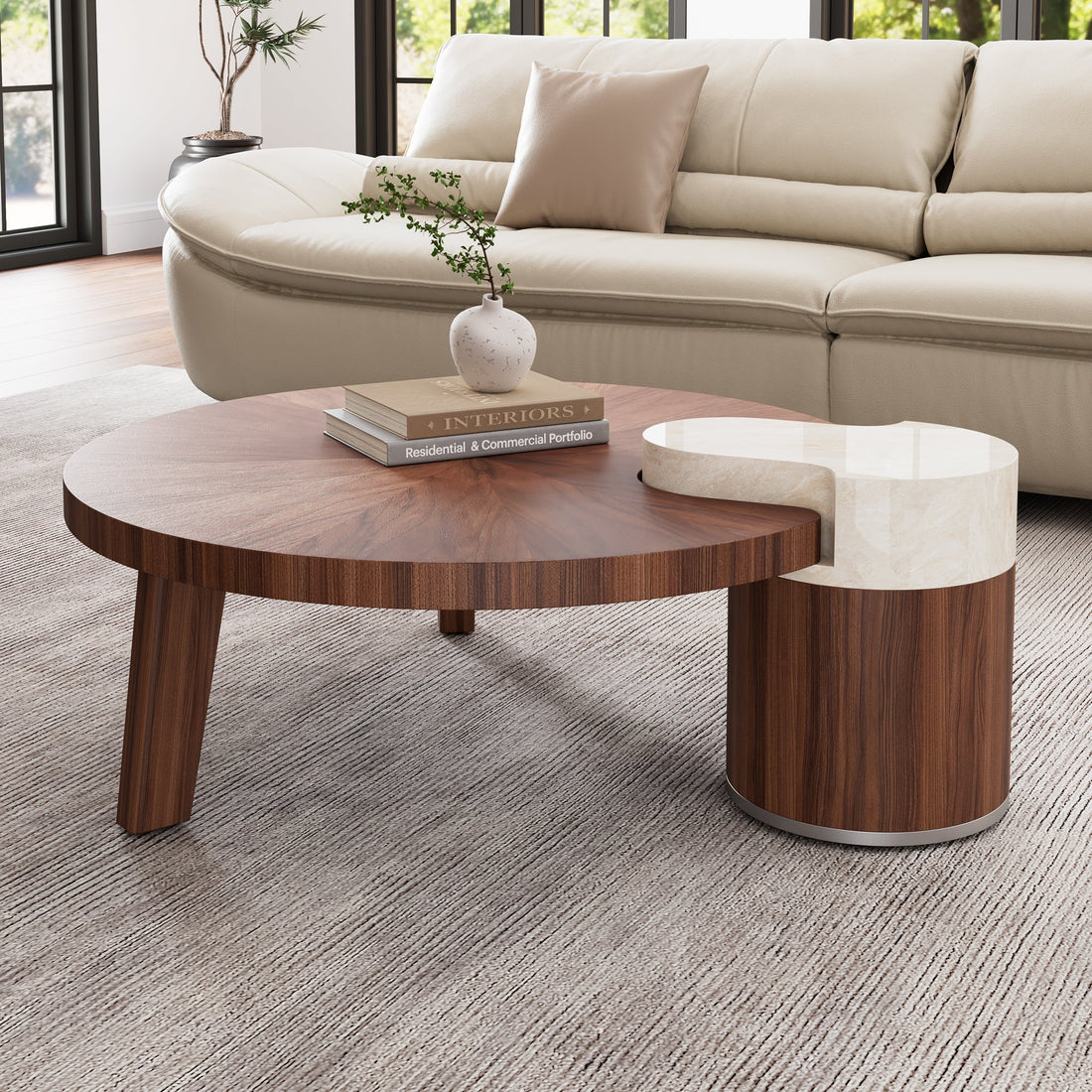 A Guide to Coffee Table Size for Small Living Rooms