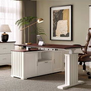 Small-Room Standing Desk Cables: Plan Slack for Every Height