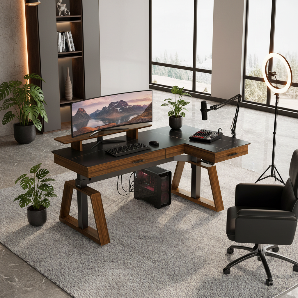 L-Desk Workflow Guide for Content Creators | Eureka Ergonomic