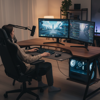 Will My Streaming Gear Fit on an L-Shaped Desk?