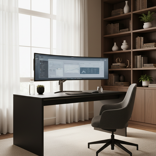 Ergonomics of an Ultrawide Monitor Setup