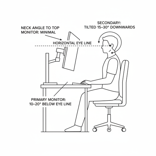 How to Set Up Stacked Dual Monitors