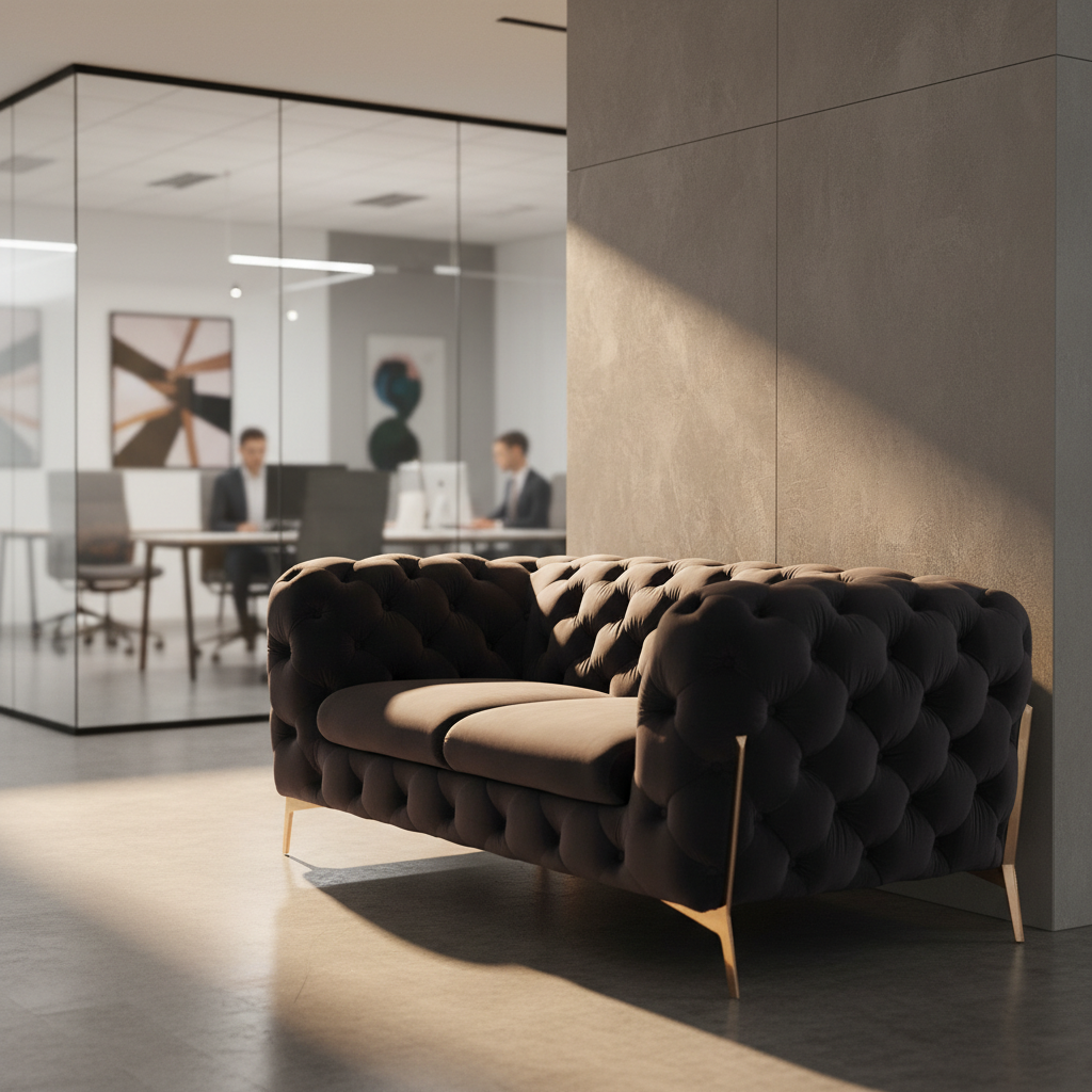 Acoustic Lounging: How High-Back Sofas Reduce Breakroom Noise