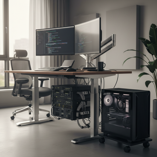 Home Lab Storage: Organizing Under-Desk Server Hardware