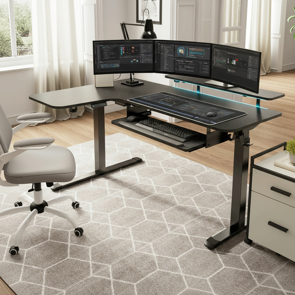 Why DevOps Engineers Prefer L-Shaped Desks for Monitoring