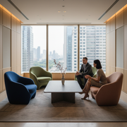 Stone vs. Wood: Selecting Coffee Tables for High-End Bank Lounges