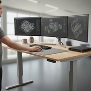 Dual-Motor Sync: Maintaining Lift Balance for Heavy CAD Displays