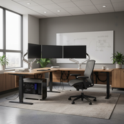 Data-Heavy Research: Why L-Shaped Desks Win for Multi-Monitor Use