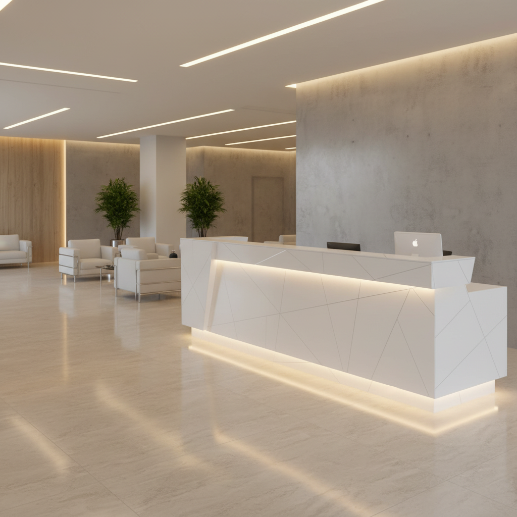 Lighting the Way: Integrating RGB into Reception Desk Designs