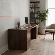 Balancing Act: Leveling an L-Shaped Desk on Uneven Flooring