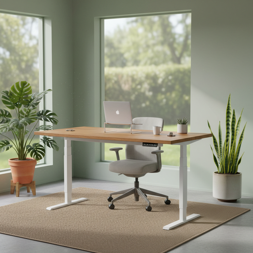 Biophilic Home Office: Integrating Natural Textures with Tech