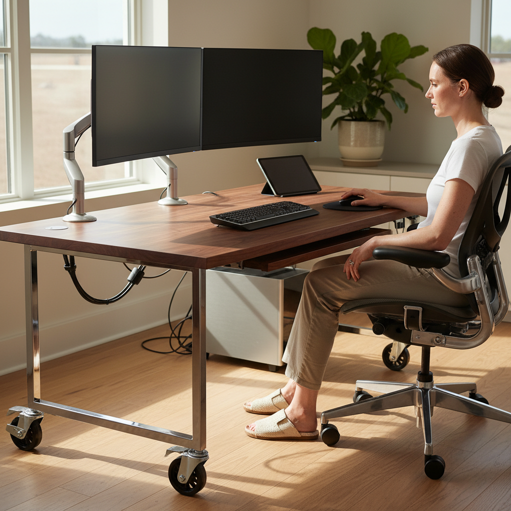 Mobile Workstations: Choosing Locking Casters for Desks