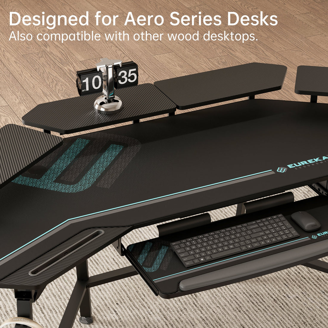 Triple Monitor Layouts on an L-Shaped Gaming Desk