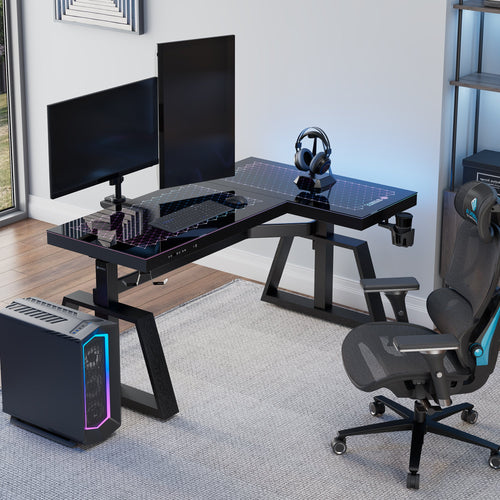 L-Shaped Gaming Desk Ideas: Minimalist vs. Maximalist