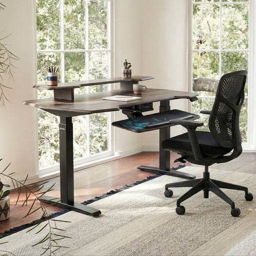Standing Desk (55"x27") - 55“ standing desk,perfect for home office, soft touch desktop of premium material