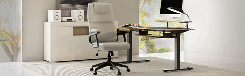 Find your perfect office chair in luxe leather, stylish PC or breathable mesh