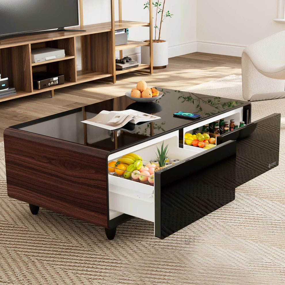 Show Off Your Ultimate Holiday Entertaining Companion: The Smart Coffee Table Fridge