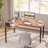 60x23 L-Shaped Office Desk - Rustic Brown