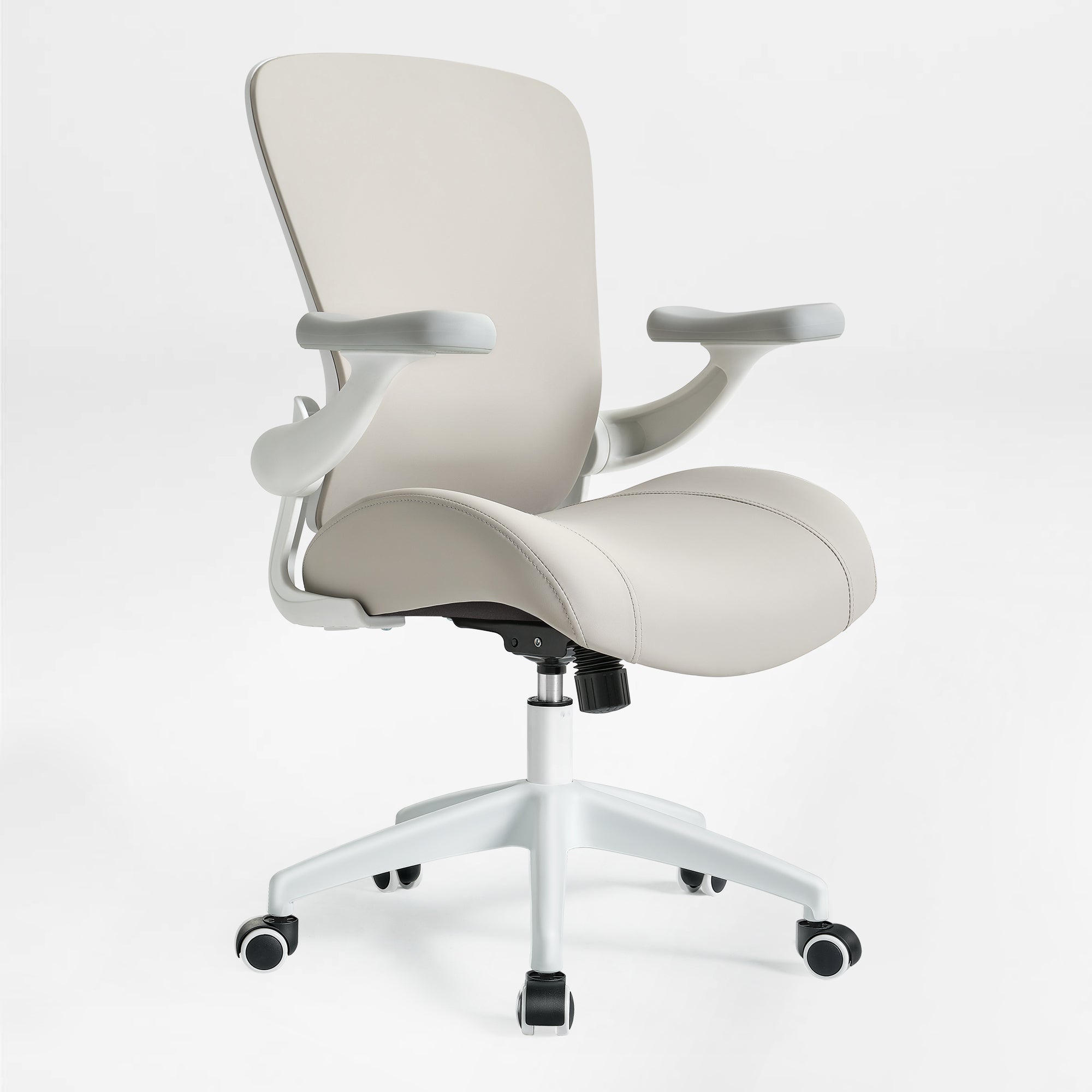 Good PU Leather Office Chair with Lumbar Support | Eureka Ergonomic