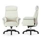 leather executive office chair,  Front and Side Profile