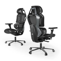 Eureka Ergonomic Typhon Hybrid Gaming Chair - Black Ergonomic Chair for Gaming and Office.