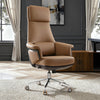 Royal Renee, Microfiber Leather Executive Office Chair - Brown