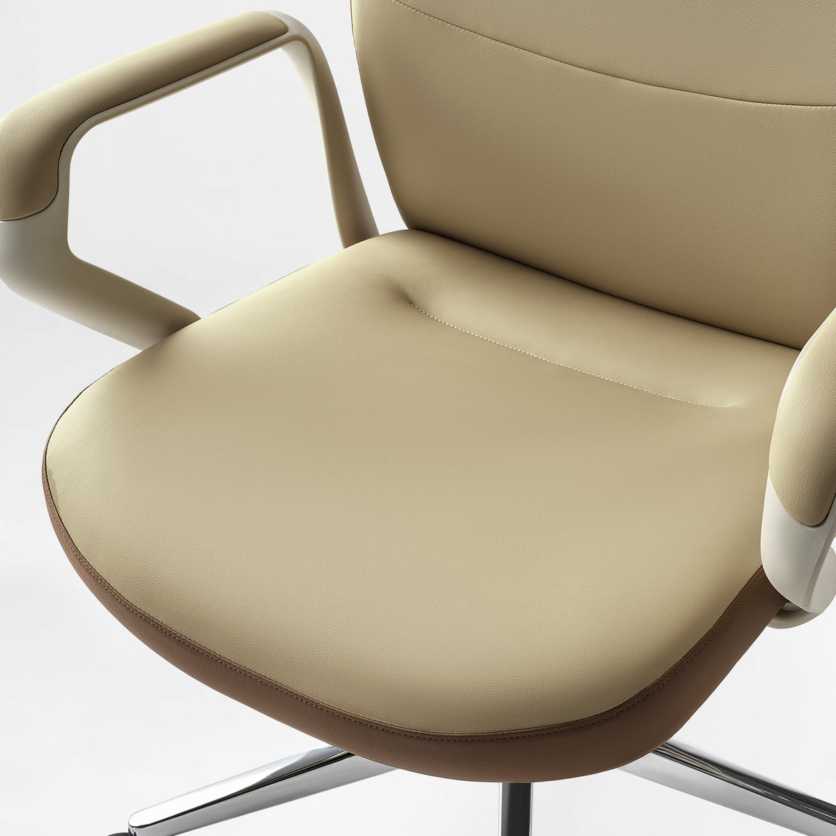 Clara Executive Office Chair with Plush Curved Cushion
