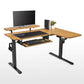 L Shaped Standing Desk with Accessories Set (60"x23")