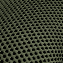 Vero Power Sleeper Sofa Detail: Olive Green Techno 3D Mesh Fabric for Breathable Comfort.