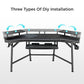 Aero Wing Shaped Studio Desk (73"x23")