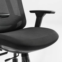Nico Ergonomic Office Chair With Black Mesh Back, Adjustable Back Curve&Lumbar Support, Ergonomic Design,Cushion