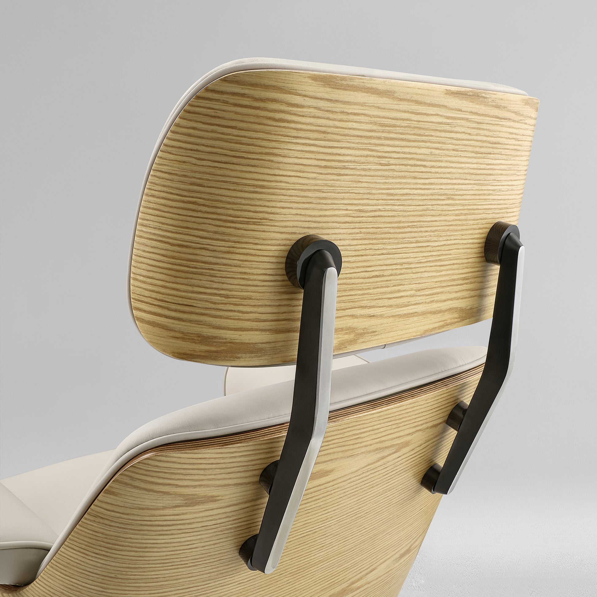 Eureka Ergonomic Mathias Executive Office Chair White Metal rack