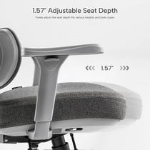 Adjustable Seat Depth Gray