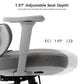 Adjustable Seat Depth Gray