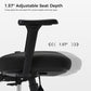 Adjustable Seat Depth Black