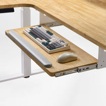 L-Shaped Standing Desk with Accessories Set (60"x23")