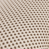 Light Beige Vero Power Sleeper Sofa Detail With Breathable Techno 3D Mesh Fabric, Modern Design.