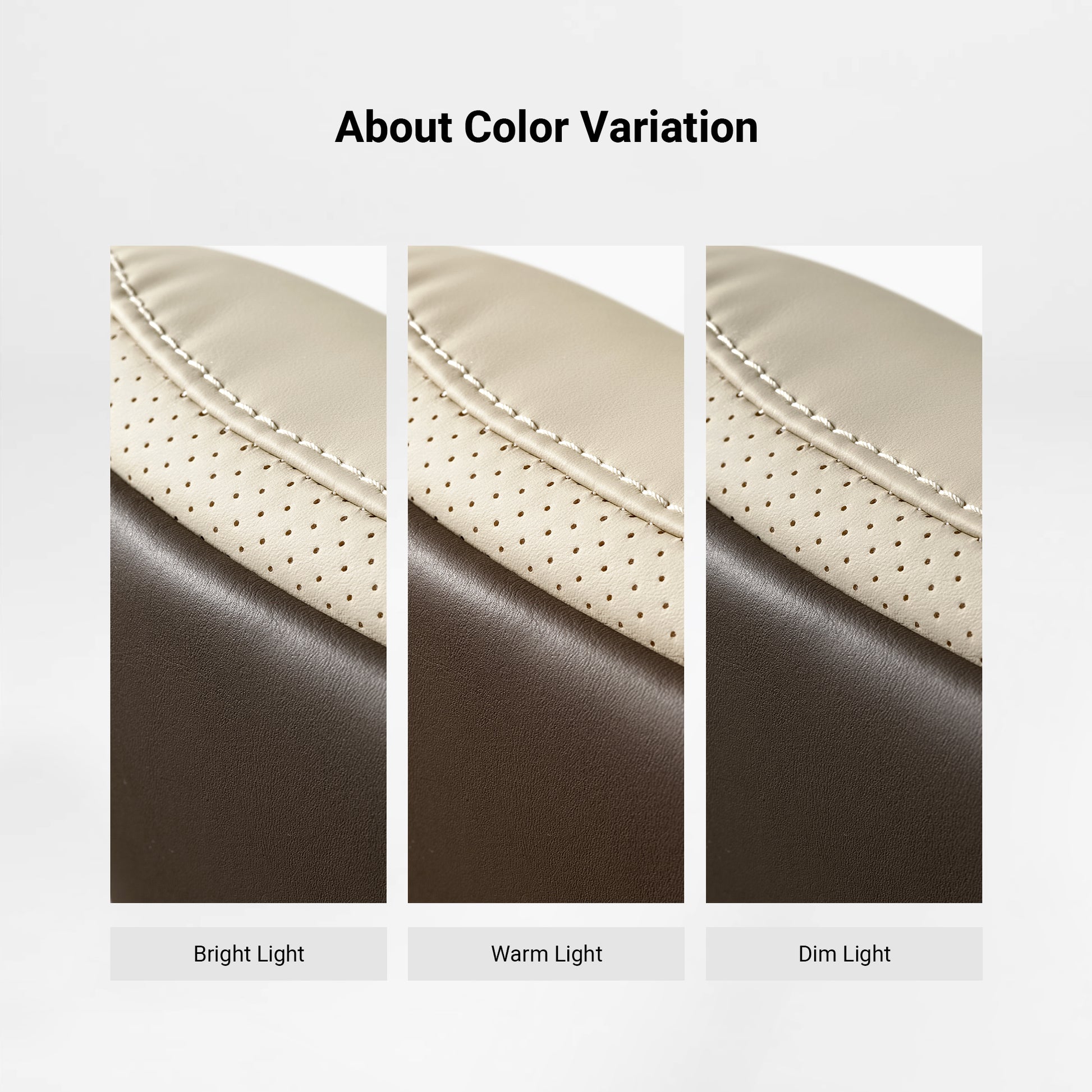 Royal Slim Executive Office Chair Champagne Leather Detail, Showing Color Variation With Lighting, Ergonomic Design.