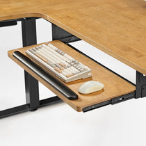 L-Shaped Standing Desk with Accessories Set (60"x23")