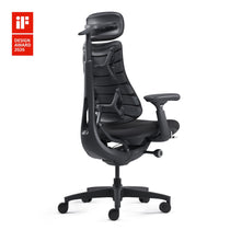LiberNovo Omni Ergonomic Office Chair featuring Bionic FlexFit Backrest for Dynamic Spinal Support, Midnight Black