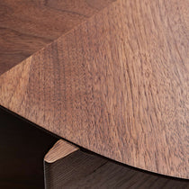 CT04 Coffee Table Walnut Wood Detail, Natural Grain, Modern Living Room Furniture.
