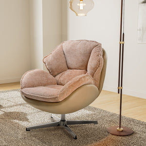 Norman, Upholstered Swivel Lounge Chair