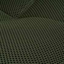 Detail of Green Techno 3D Fabric On Linx Power Glider Recliner Backrest, Breathable and Ergonomic Design.
