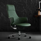 Eureka Ergonomic Serene Bella, Executive Leather Office Chair, Green