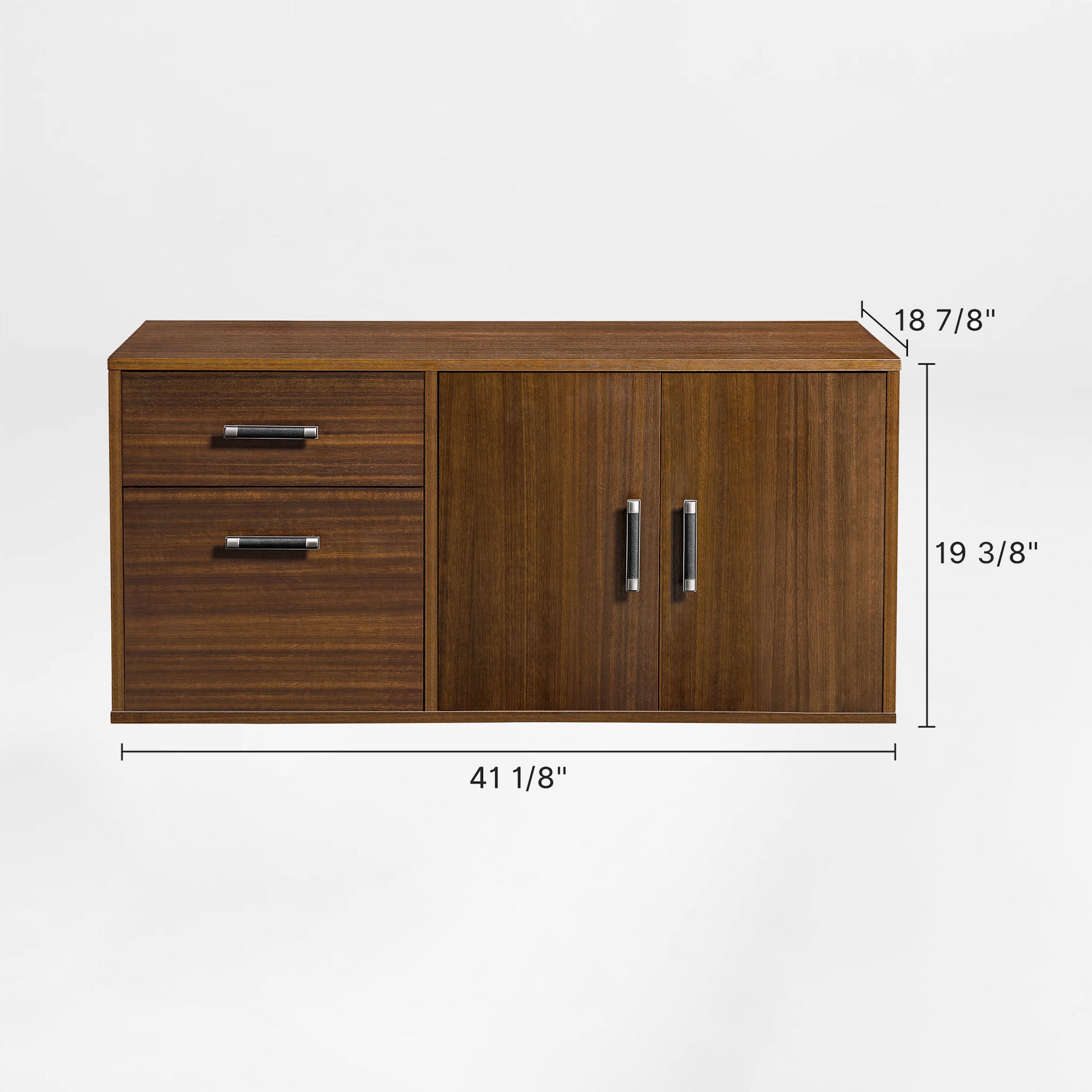 Eureka Ergonomic 87 inches Luxurious Standing Desk with Side Cabinets