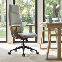 Eureka Ergonomic Home Office with Cruz Faux Leather Executive Office Chair 