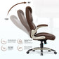 Galene, Home Office Chair, Brown, Breathable cushioned PU Leather Fabric, 45 Degree Recline