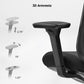 Nico Ergonomic Office Chair With Black Mesh Back, Adjustable Back Curve&Lumbar Support, Ergonomic Design,3D armrests View